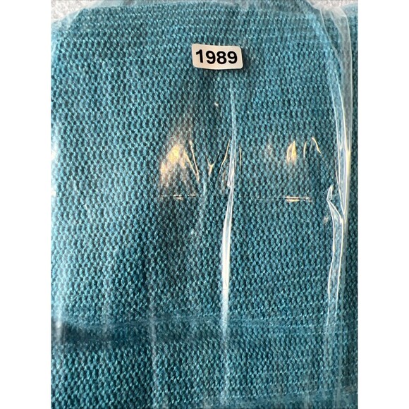 Coldwater Creek Womens Cardigan Sweater XL Open Front Blue Merino Wool Blend - Picture 9 of 9